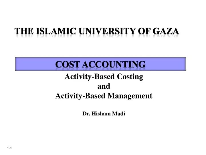 the islamic university of gaza