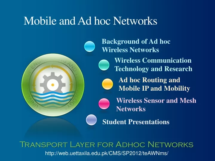 mobile and ad hoc networks