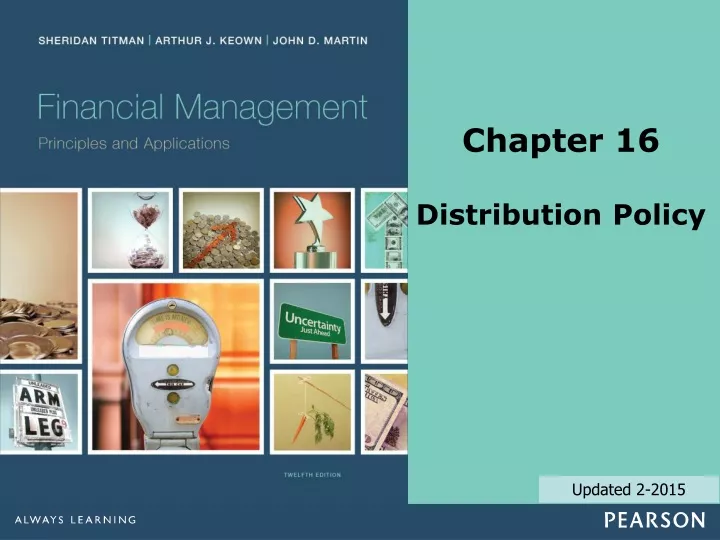 chapter 16 distribution policy