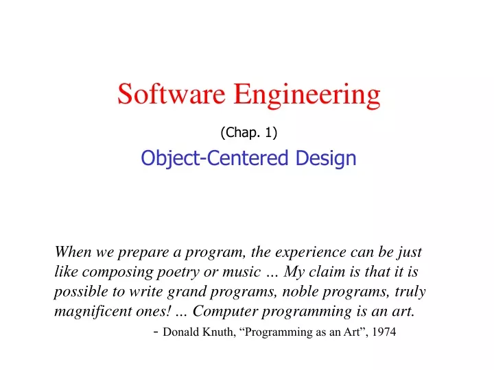 software engineering