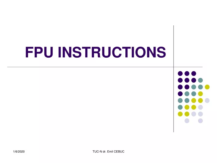 fpu instructions