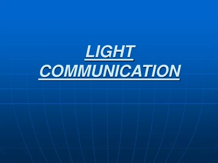 light communication