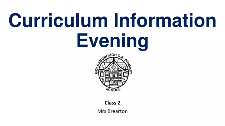 curriculum information evening