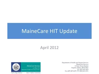 MaineCare HIT Update