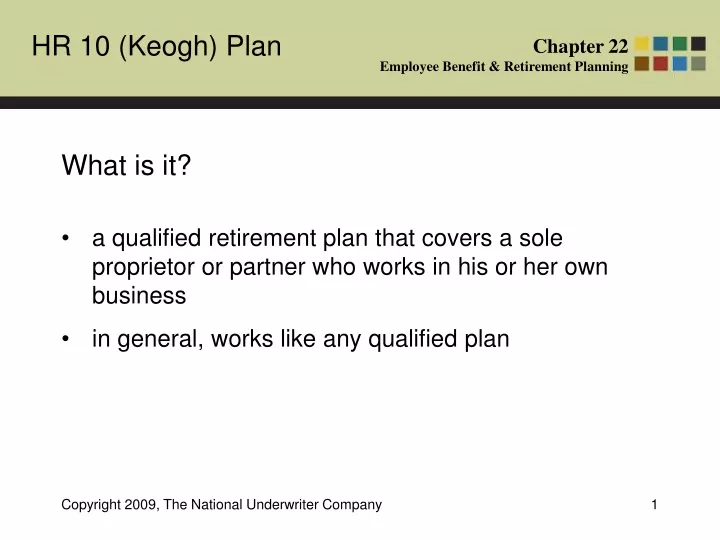 what is it a qualified retirement plan that