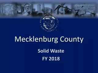 Mecklenburg County
