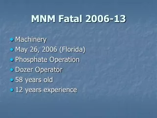 MNM Fatal 2006-13