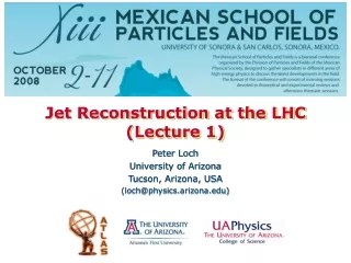 Jet Reconstruction at the LHC (Lecture 1)
