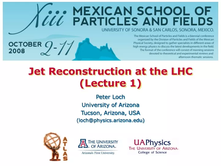 jet reconstruction at the lhc lecture 1