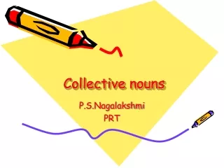 Collective nouns