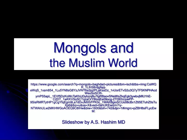 mongols and the muslim world