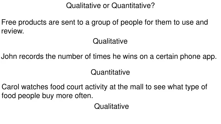 qualitative or quantitative