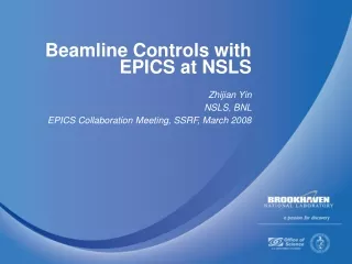 Beamline Controls with EPICS at NSLS