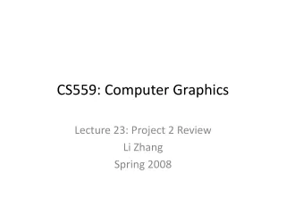 CS559: Computer Graphics