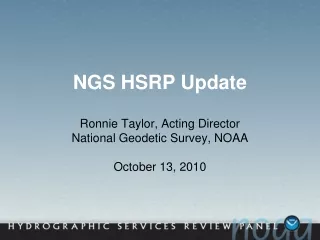 NGS HSRP Update