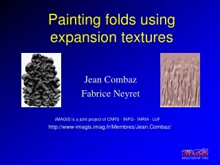 Painting  folds using  expansion textures