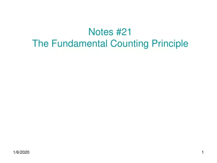 notes 21 the fundamental counting principle