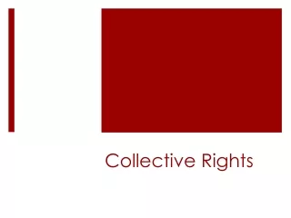 Collective Rights