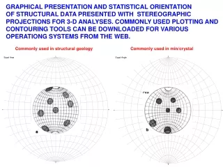 GRAPHICAL PRESENTATION AND STATISTICAL ORIENTATION