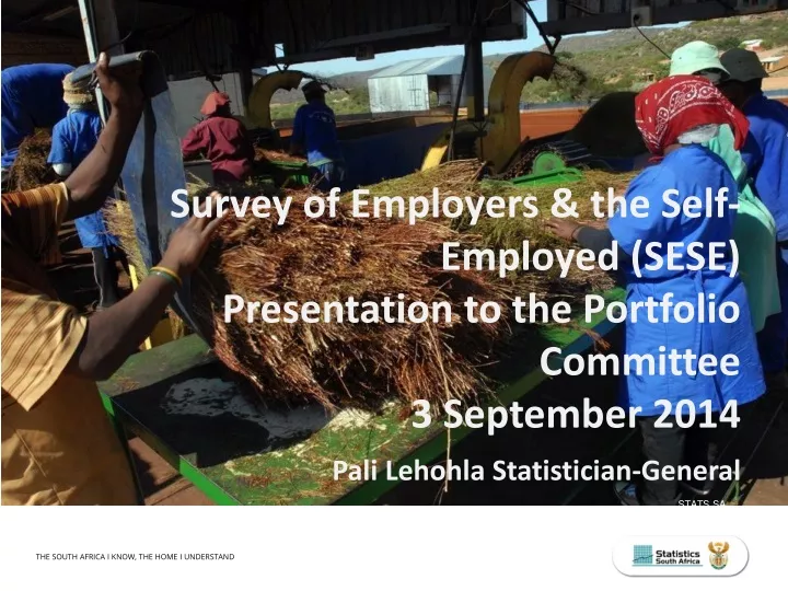 survey of employers the self employed sese