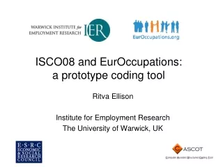 ISCO08 and EurOccupations: a prototype coding tool