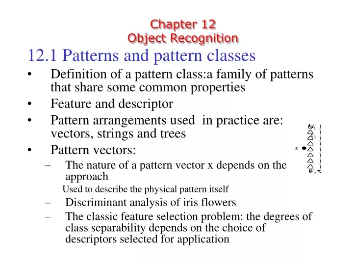 chapter 12 object recognition