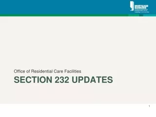 SECTION 232 UPDATES