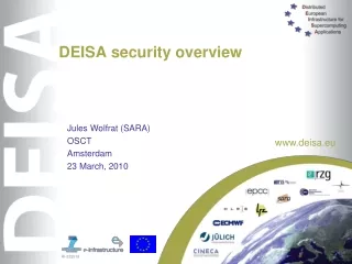 DEISA security overview