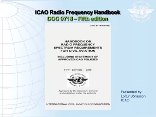 ICAO Radio Frequency Handbook DOC 9718 – Fifth edition