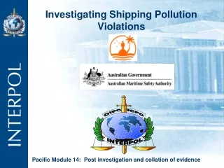 Investigating Shipping Pollution Violations