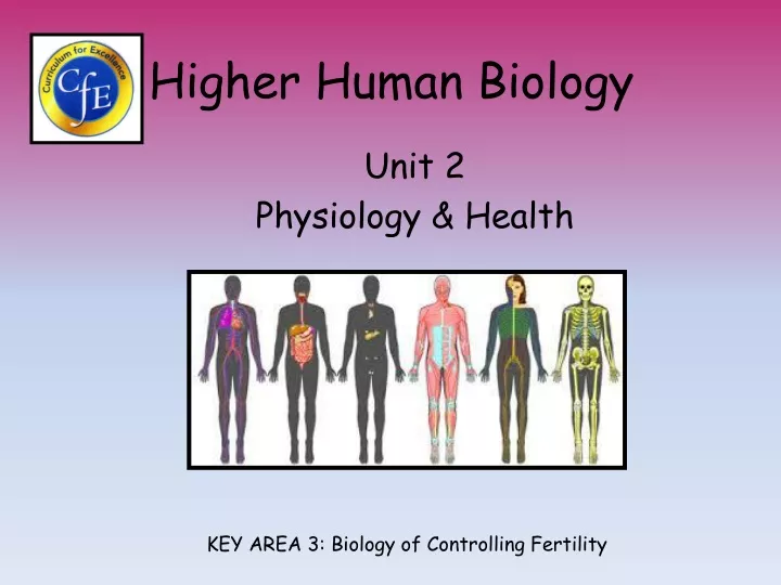 higher human biology