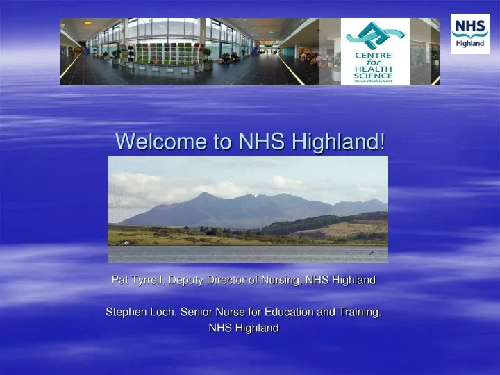 welcome to nhs highland