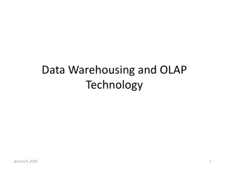 Data Warehousing and OLAP Technology