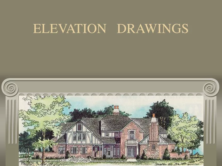 elevation drawings