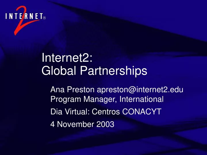 internet2 global partnerships