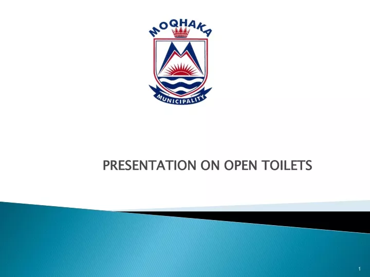 presentation on open toilets