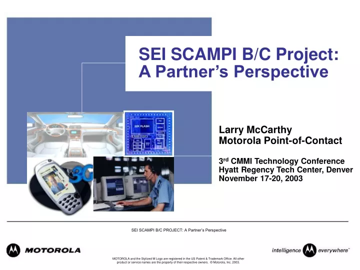 sei scampi b c project a partner s perspective