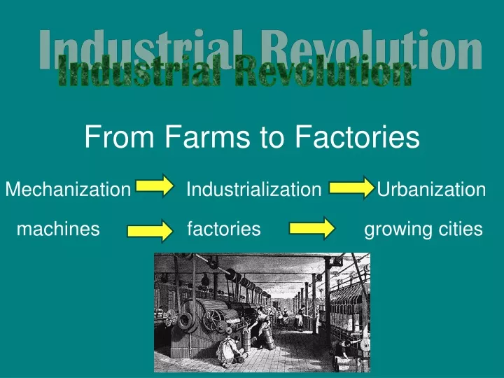 industrial revolution