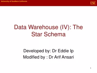 Data Warehouse (IV): The Star Schema