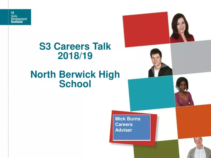 s3 careers talk 2018 19 north berwick high school