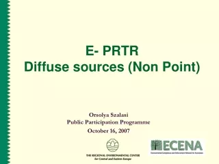 E-  PRTR  Diffuse sources (Non Point )