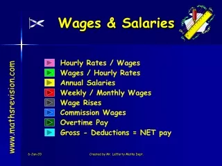 Wages &amp; Salaries