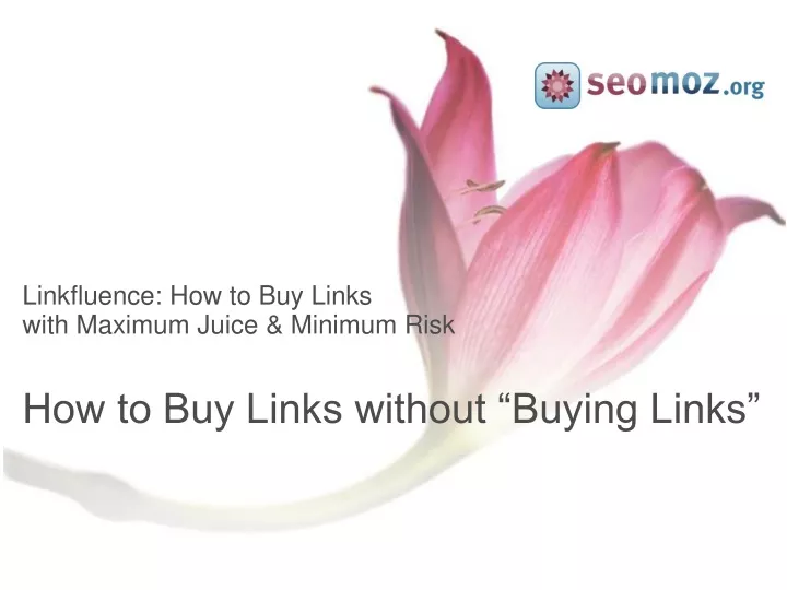 linkfluence how to buy links with maximum juice