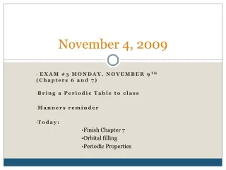 November 4, 2009
