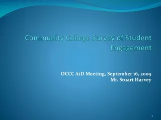 Community College Survey of Student Engagement