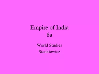 Empire of India  8a