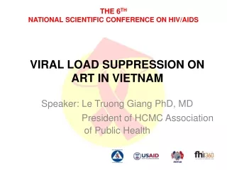 VIRAL LOAD SUPPRESSION ON ART IN VIETNAM