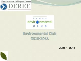Environmental Club  2010-2011