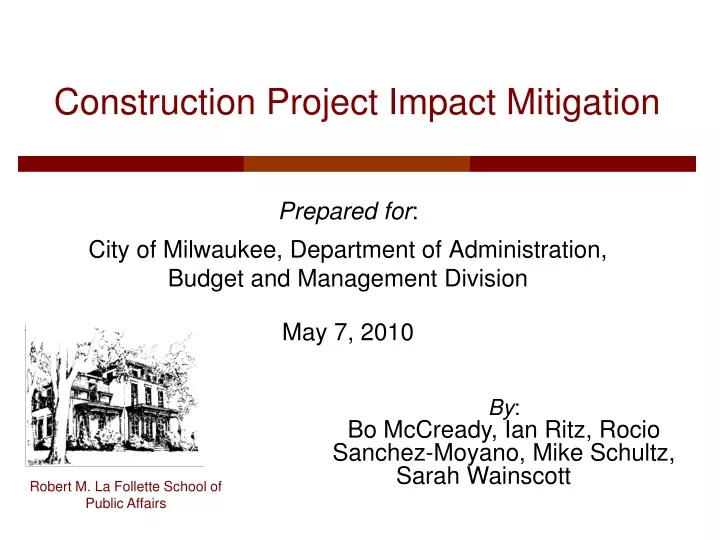 construction project impact mitigation