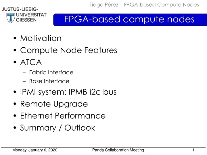 fpga based compute nodes